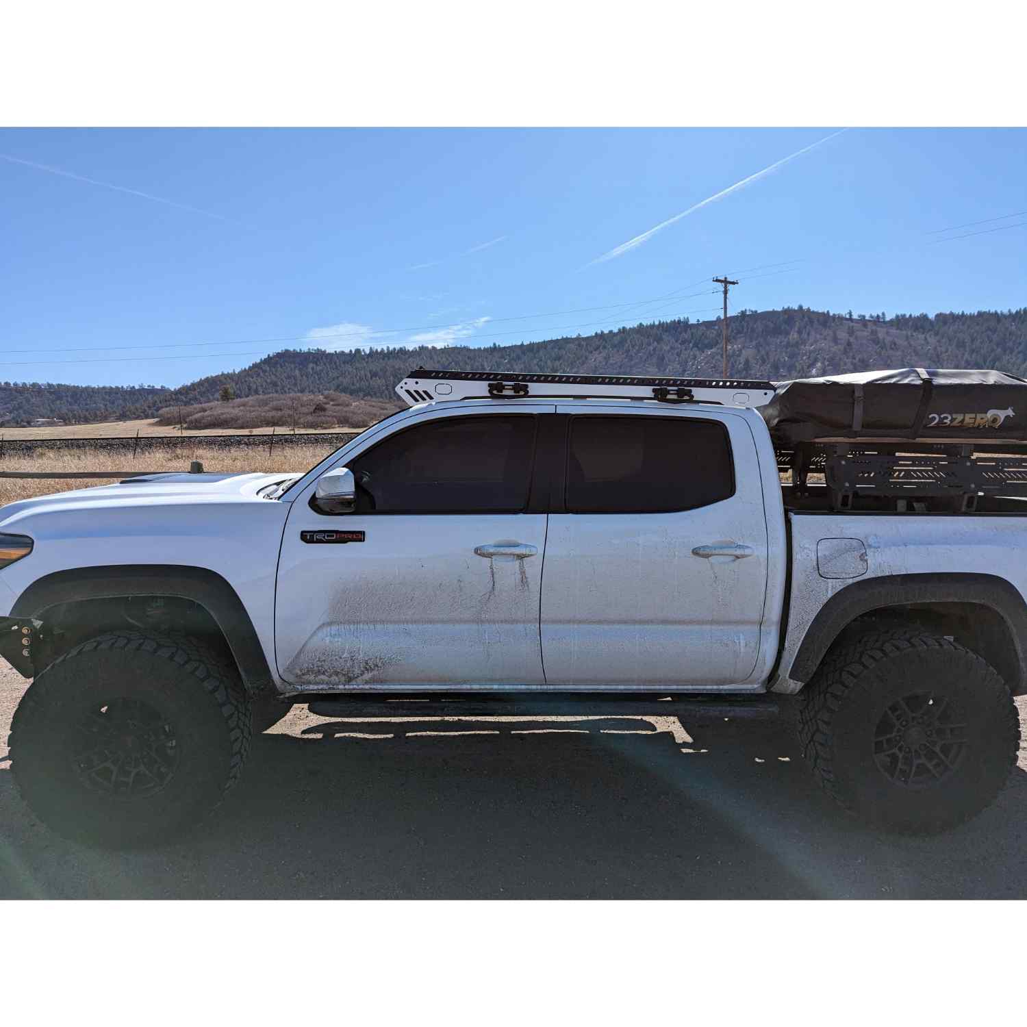 Uptop Overland Toyota Tacoma Roof Rack Left View