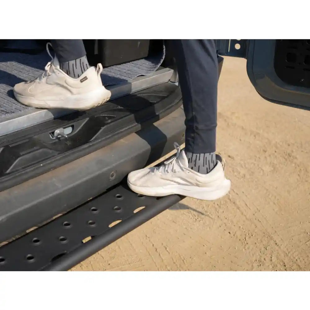 Sprinter Van Rear Tube Step installed on a van