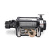Warrior Winches NH 10000lb Industrial Hydraulic Winch with cable and hook on a white background