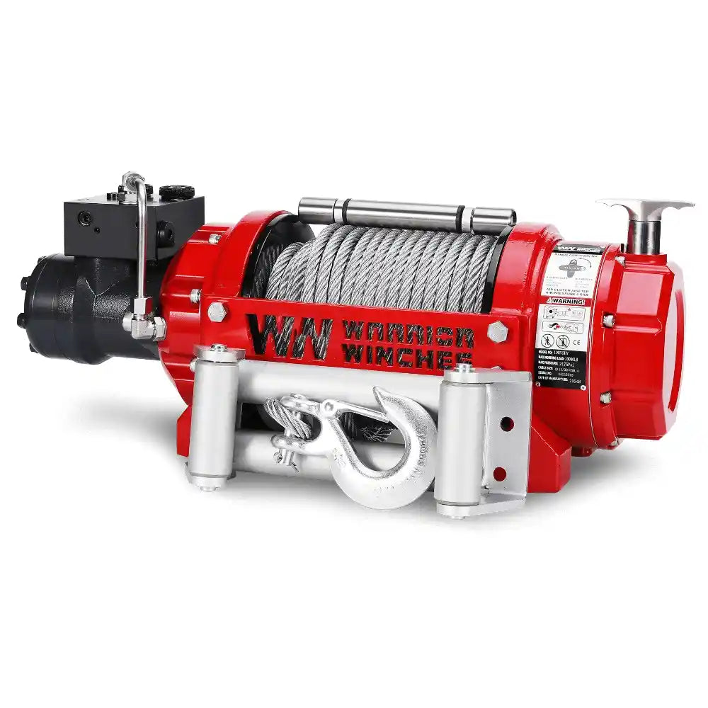 Warrior Winches RV10 10,000lb Industrial Hydraulic Winch