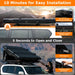 Wildnest Pioneer HD quick setup rooftop tent system