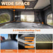 Wildnest Pioneer HD rooftop tent wide interior space