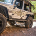 Wrangler mounted step sliders by Rock slide engineering