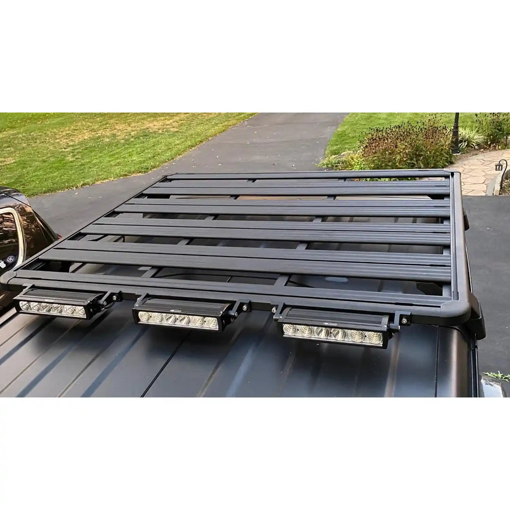 roof rack with lights view