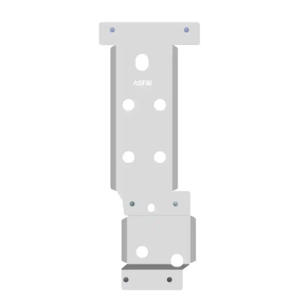 ASFIR 4X4 Chevrolet Silverado 2500/3500 Transmission & Transfer Case Skid Plate - Side View