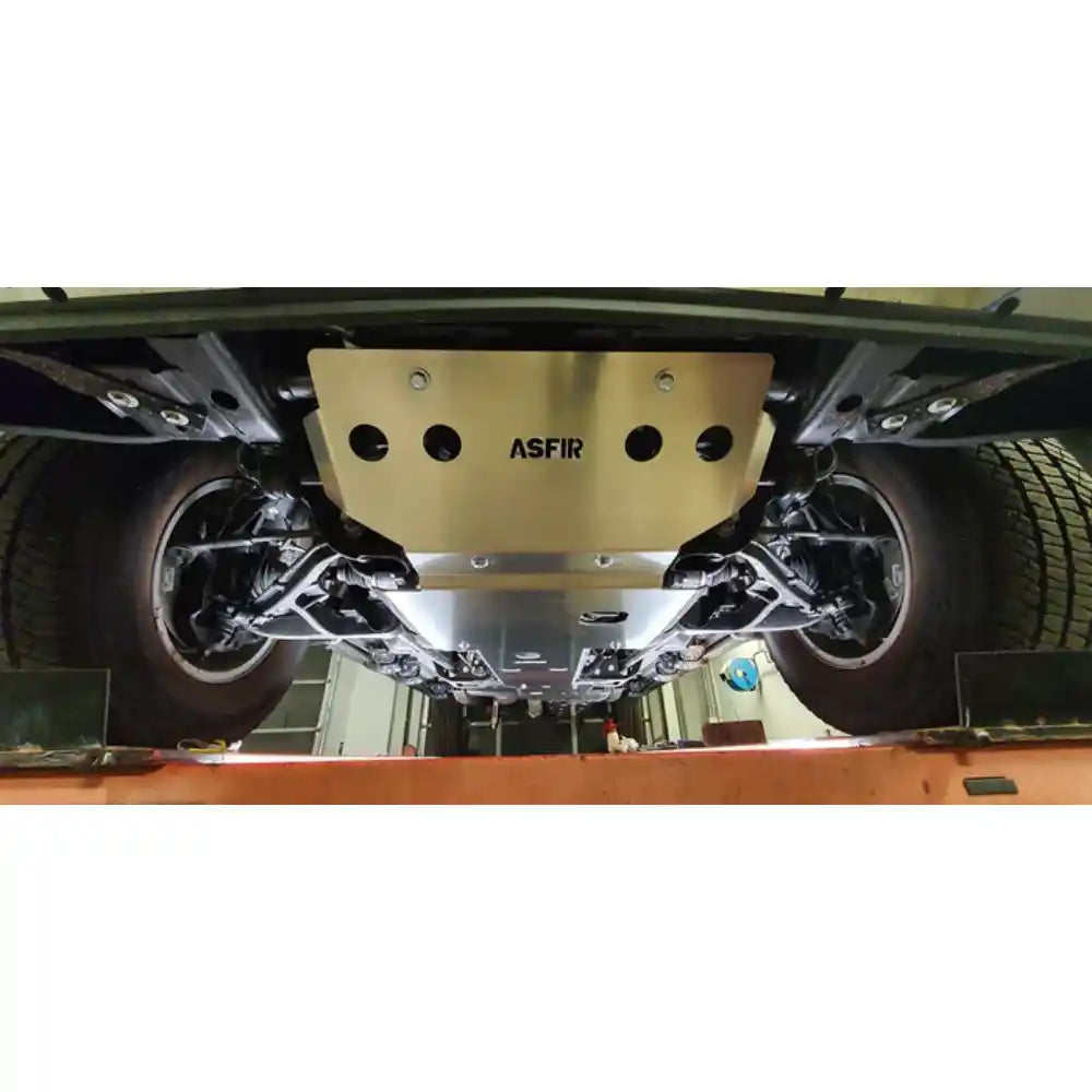 ASFIR 4X4 Chevrolet Silverado 2500 HD Full Skid Plate Kit Underside View