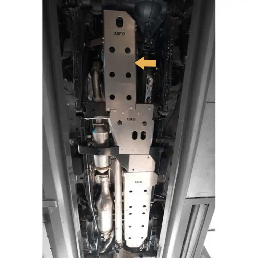 ASFIR 4X4 RAM 3500/2500 Transmission & Engine Skid Plate - Front View