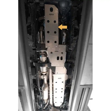 ASFIR 4X4 RAM 3500/2500 Transmission & Engine Skid Plate - Front View