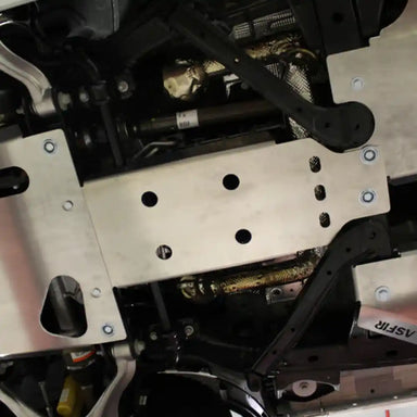 Installed on Ford Bronco - Asfir 4x4 Transmission Skid Plate