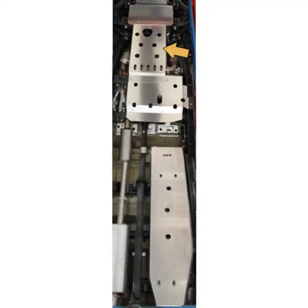 Asfir 4x4 Ford F-150 Transmission Skid Plate Extra Angle
