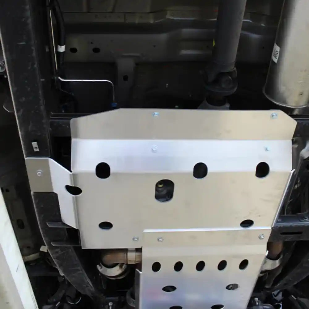 Front View - ASFIR 4x4 Ford F-150 Transfer Case Skid Plate