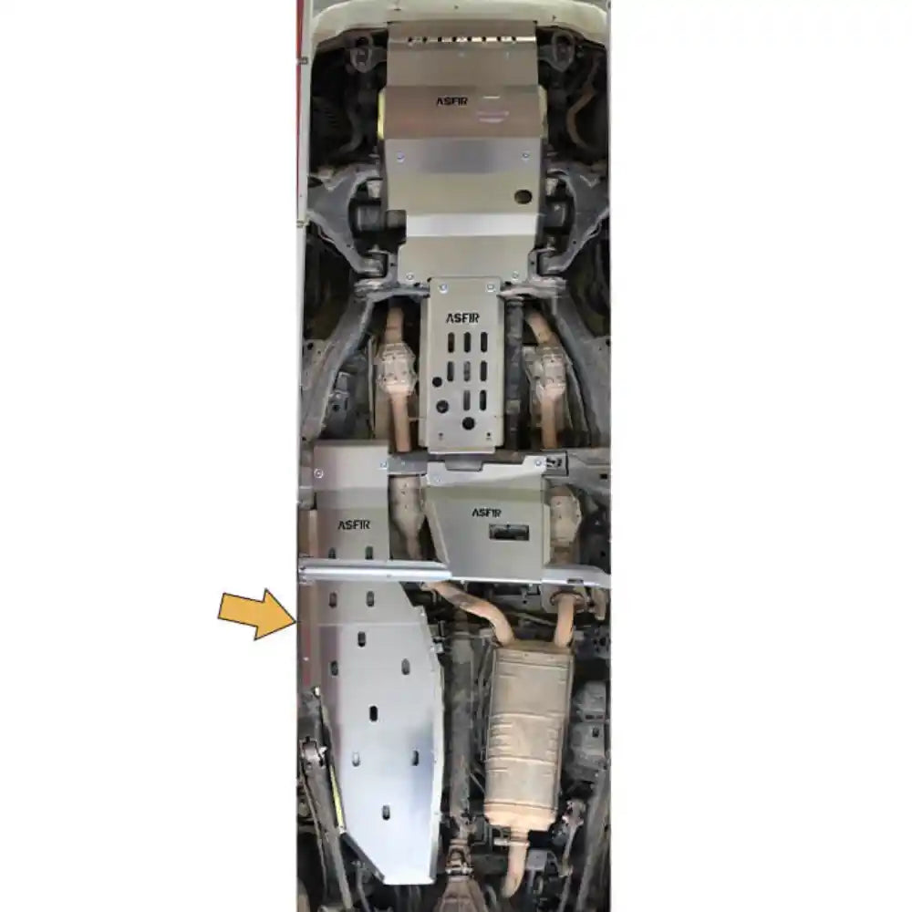 ASFIR 4X4 Toyota Land Cruiser 200 Fuel Tank Skid Plate Close Up