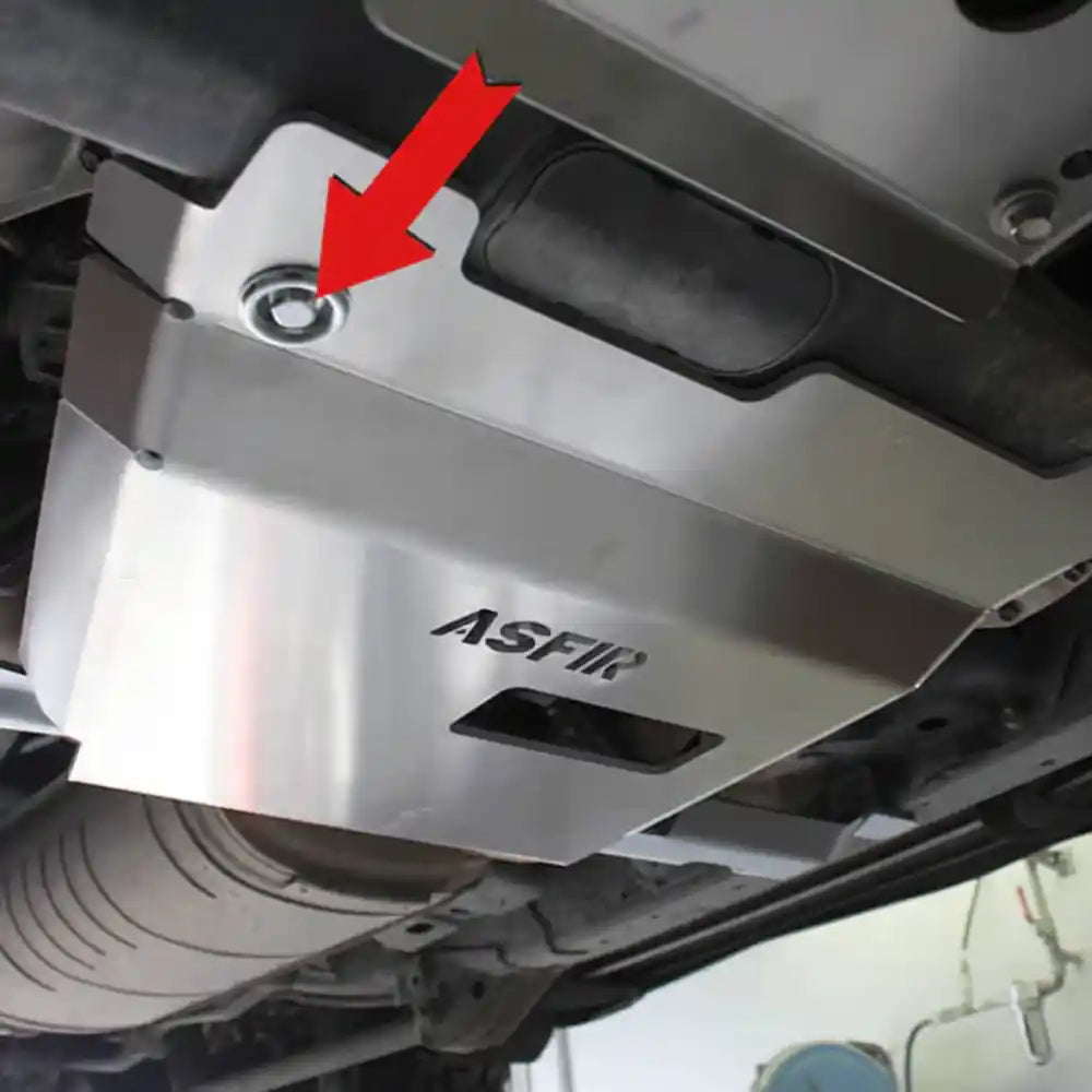 ASFIR 4X4 Transfer Case Skid Plate Profile View