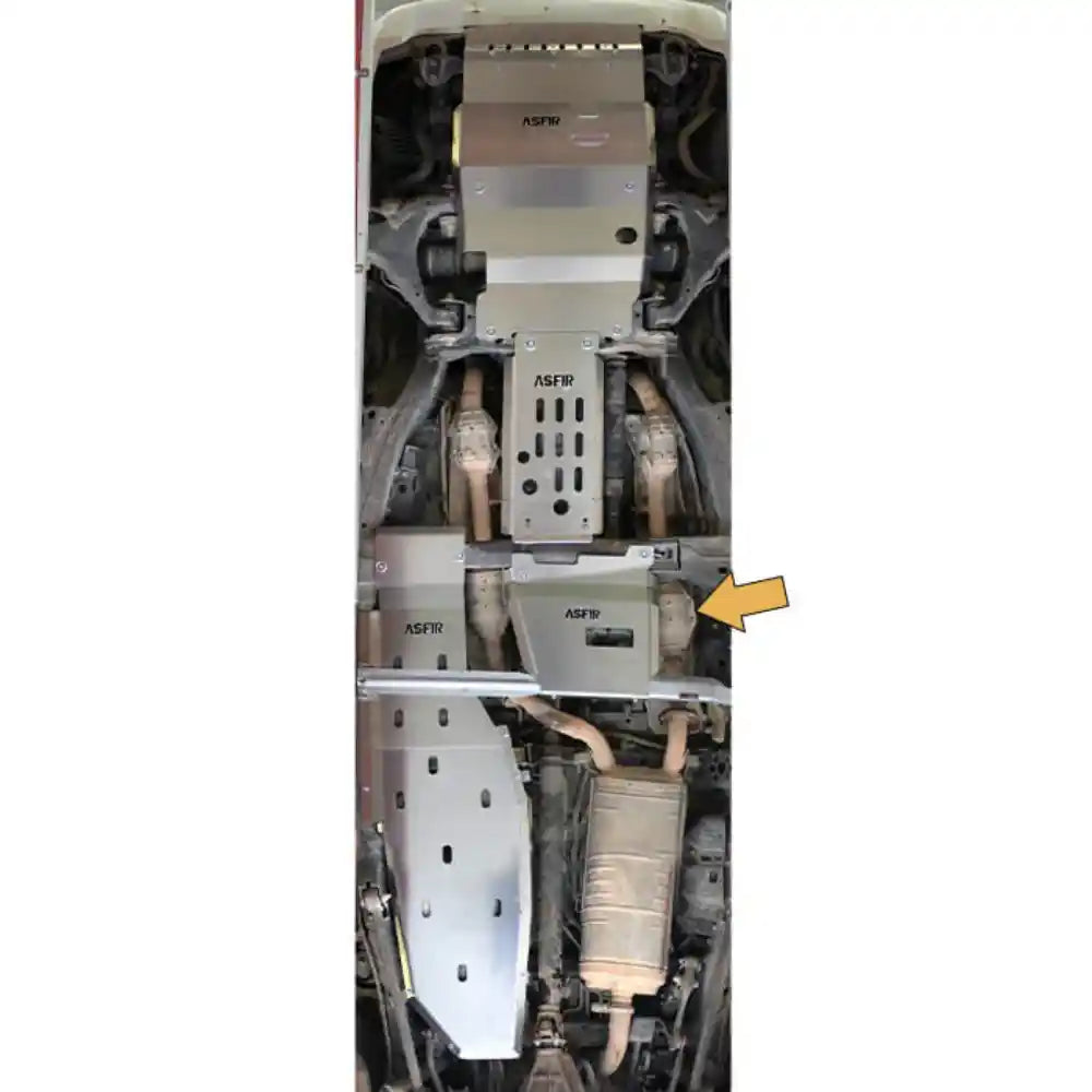 ASFIR 4X4 Transfer Case Skid Plate Angle View