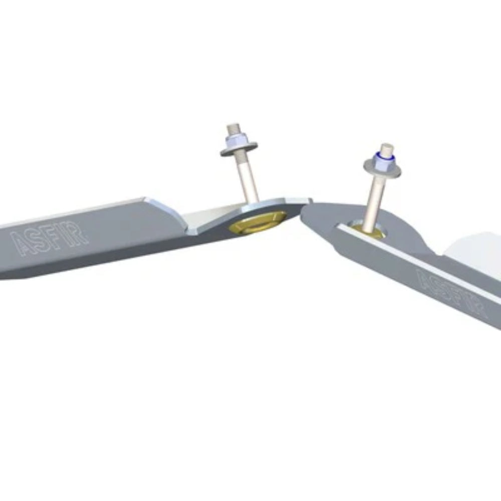 Left and Right Crossmember Skid Guards - Asfir 4x4