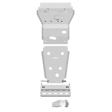 ASFIR 4X4 Lexus GX460 4-Piece Skid Plate Kit Installed