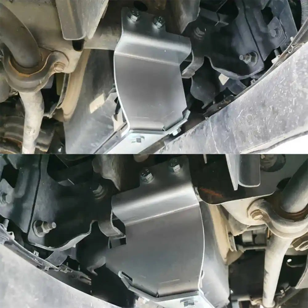 ASFIR 4X4 RAM 3500 Intercooler Steel Protector Installed Angle