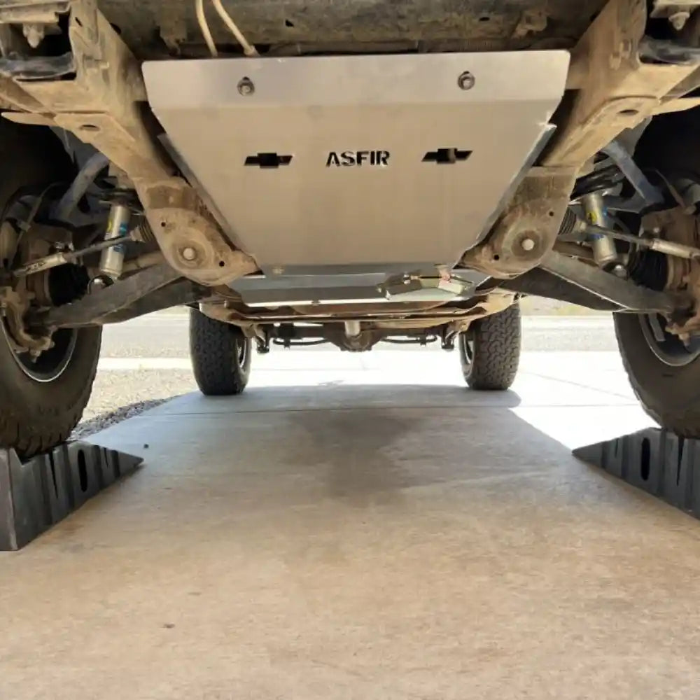 ASFIR Silverado 1500 Skid Plate Kit Components