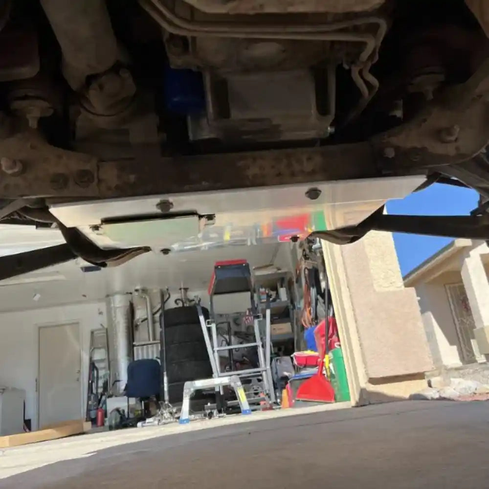ASFIR Front Skid Plate Angle View for Silverado and Tahoe