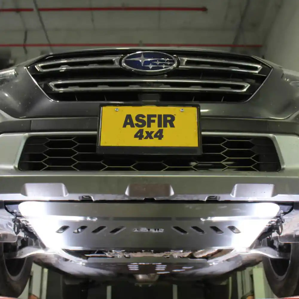 ASFIR Subaru Outback Front Skid Plate Mounted Underside View
