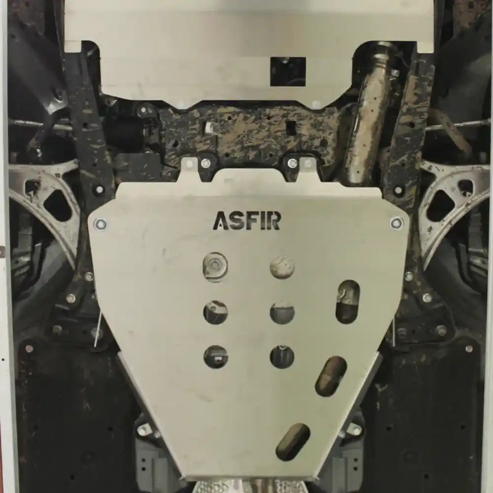 ASFIR 4x4 Subaru Outback Transmission Skid Plate Installed View