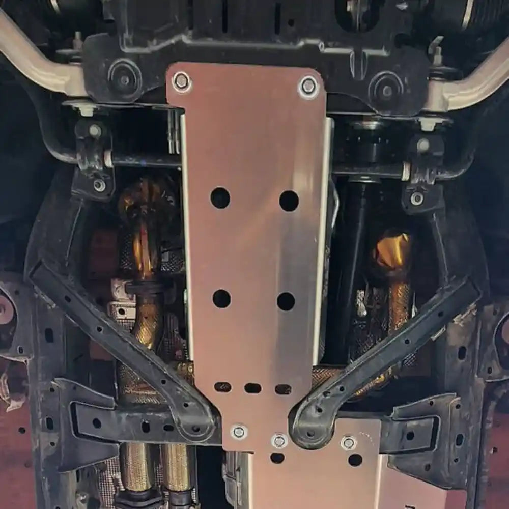 Asfir 4x4 Transmission Skid Plate - Bracket and Mounting Detail