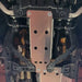 Asfir 4x4 Transmission Skid Plate - Bracket and Mounting Detail