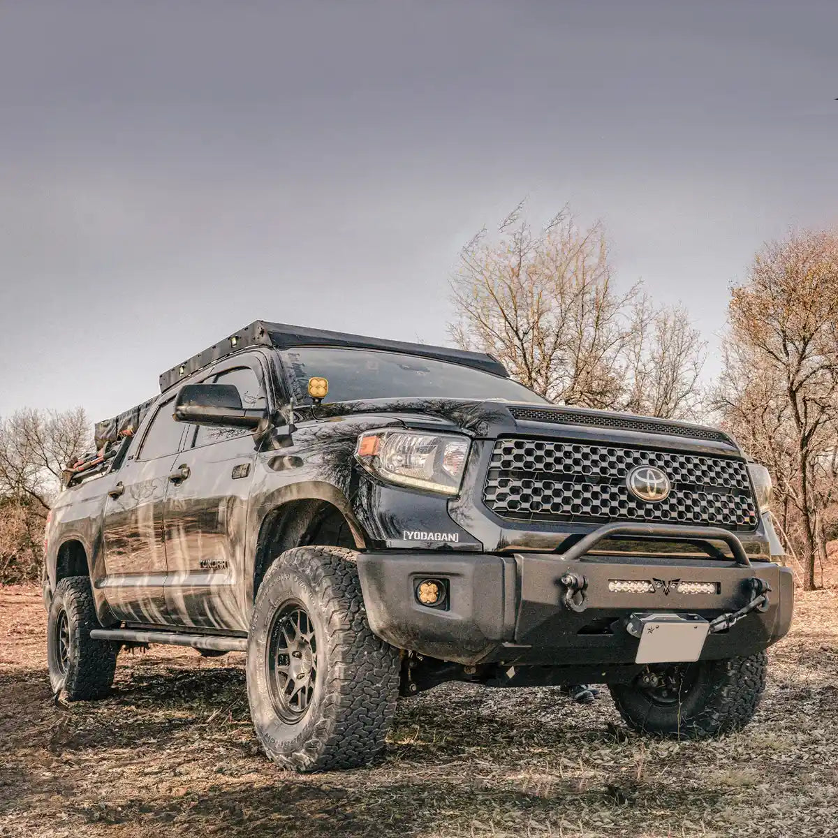 Cali Raised LED Tundra Crew Max Premium Roof Rack (2014-2021)