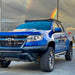 Product view of the Cali Raised LED Prinsu Roof Rack slim light bar mounting bracket