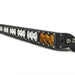 Angled view of the Cali Raised Dual Function Amber/White LED light bar