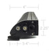 Side profile view of the Dual Function Amber/White LED light bar showing slim housing