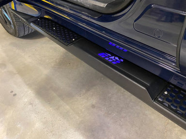 CBI Rock Sliders - Lexus LX570 Side View