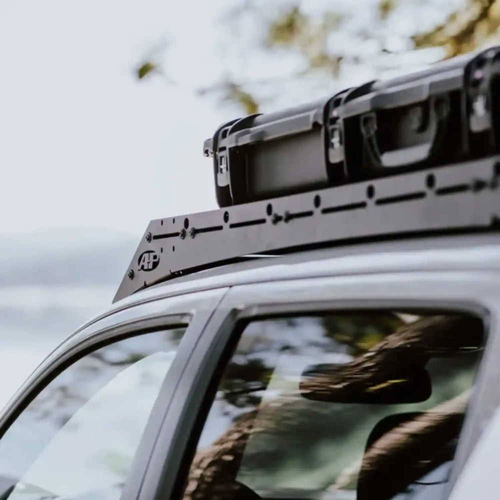 close up side view of the rack with All-pro logo