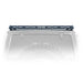 Top-down view of the DV8 Offroad Roof Rack's full-length deck on a white Jeep Wrangler JL 4-Door