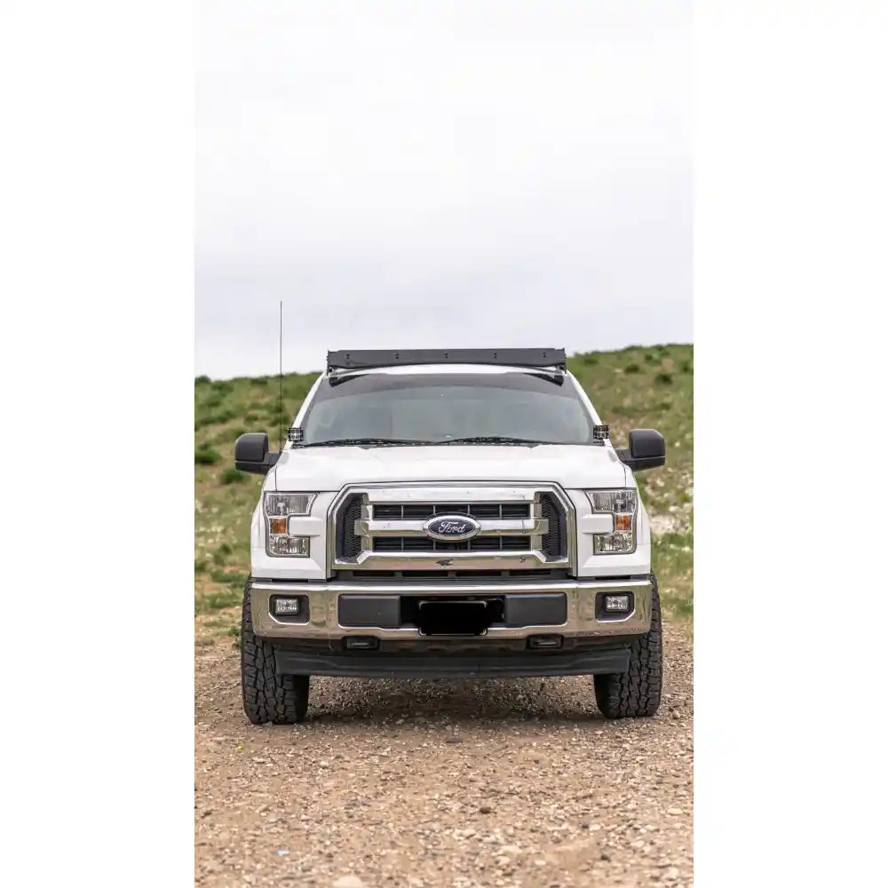 Prinsu Ford F150 Roof Rack Rear Angle