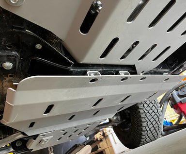 Ford Bronco Rear Skid Plate by CBI Offroad - Installed View