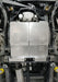 Underside view of F250 showing MILLERCAT Cat Shield installed