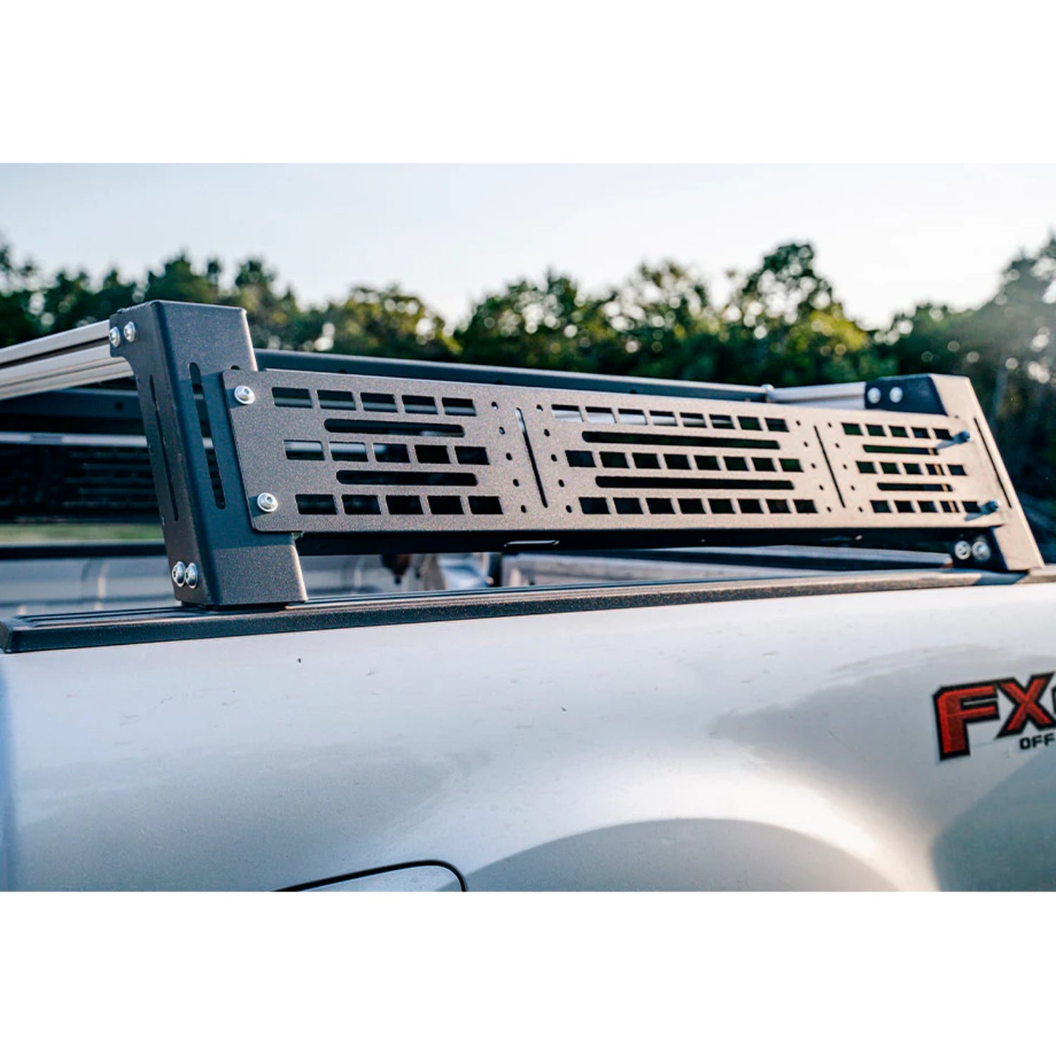 Ford Ranger Bed Rack Mounted Side View