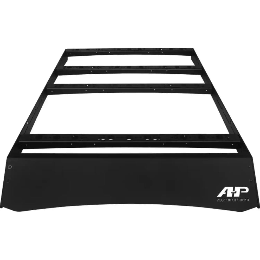 front view of the light cut out roof rack