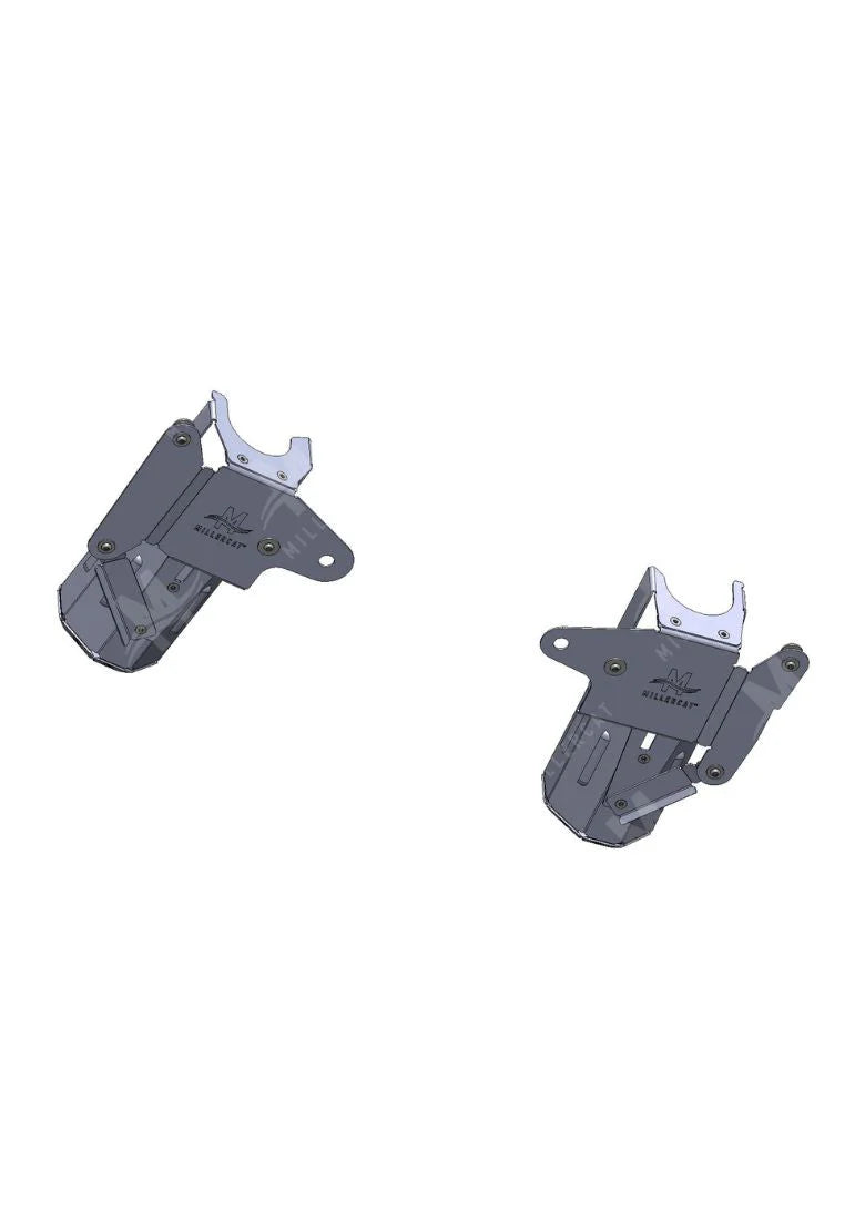 3d Image of Cat shield Components in white background