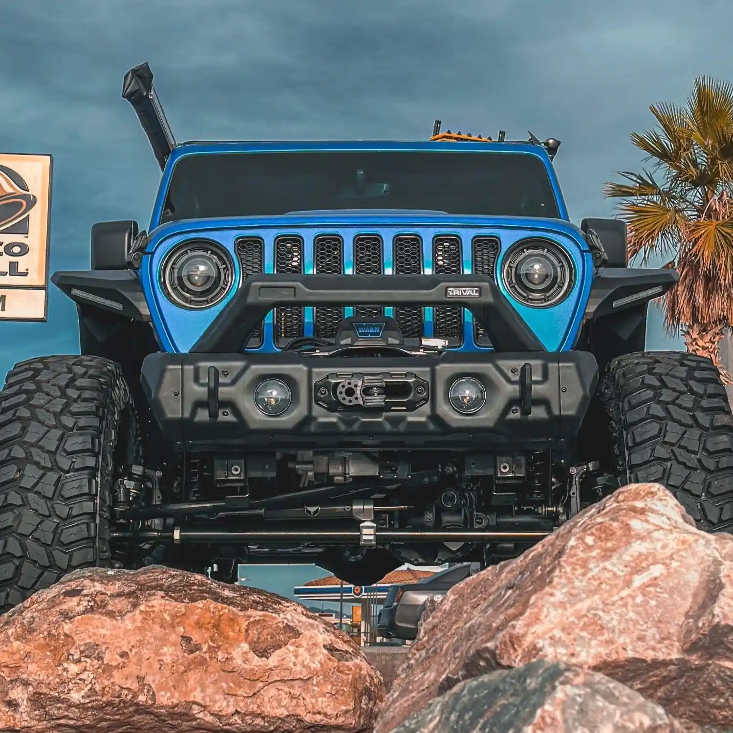 RIVAL Hoop for RIVAL Front Stamped Steel Bumper (does not fit Mopar bumper)