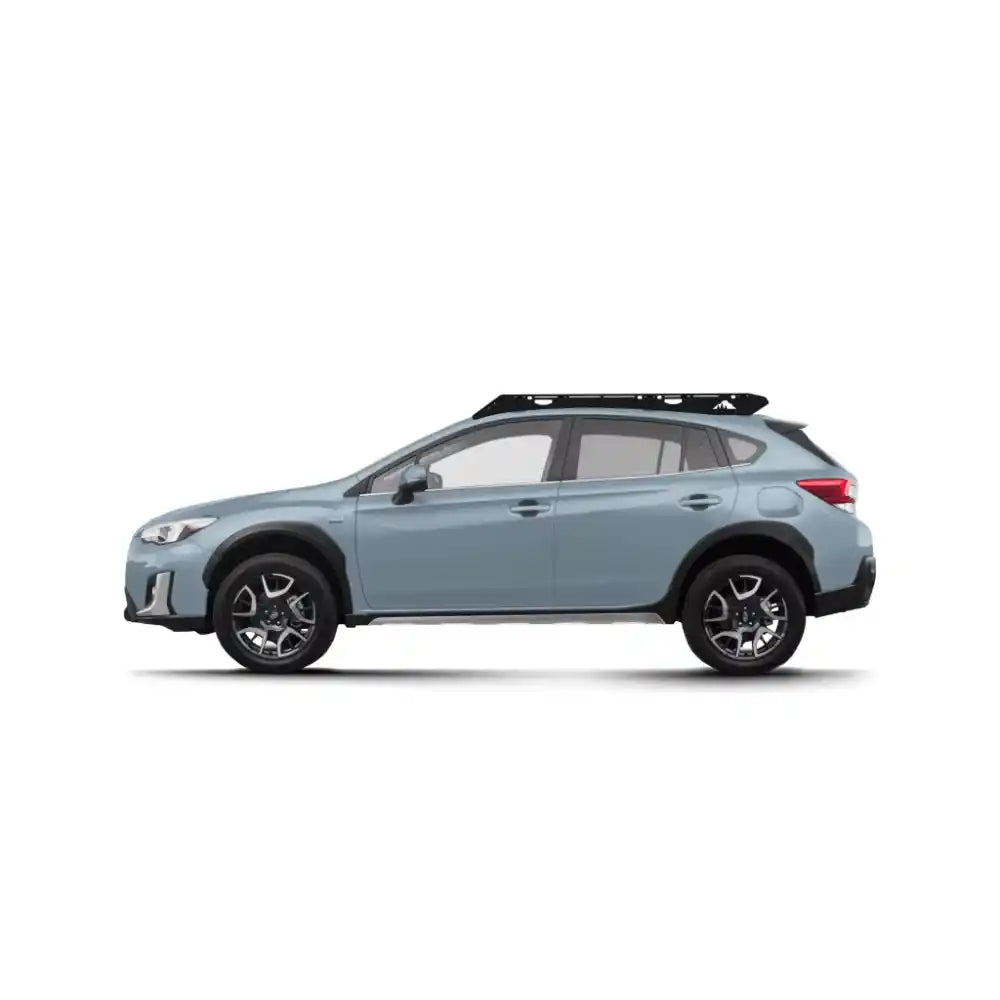 herpa Cascade roof rack installed on Subaru Crosstrek side profile