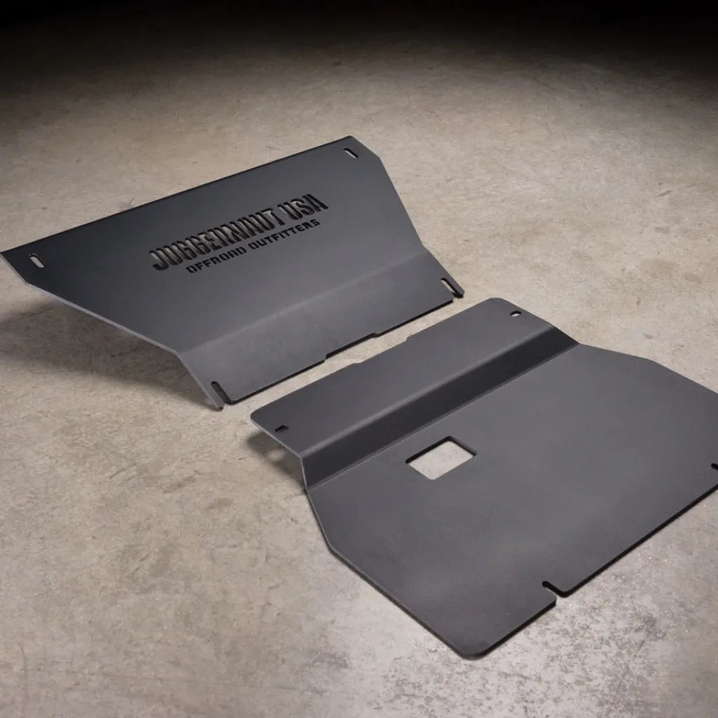 Juggernaut 2009-2014 Ford F-150 engine skid plate, front angle product shot