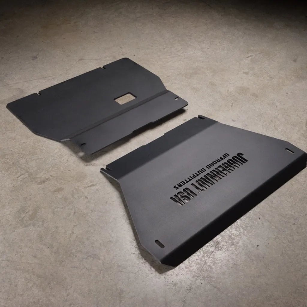 Juggernaut 2009-2014 Ford F-150 engine skid plate, rear angle product shot