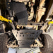Juggernaut full skid plate package installed on a 2009-2014 Ford F-150 in black finish