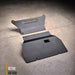 Standalone Active Air Dam version of the engine skid plate, front air dam skid plus main skid plate, shop floor product view