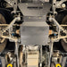 Juggernaut GMC Sierra 2500HD/3500HD engine skid plate shown from a second angle