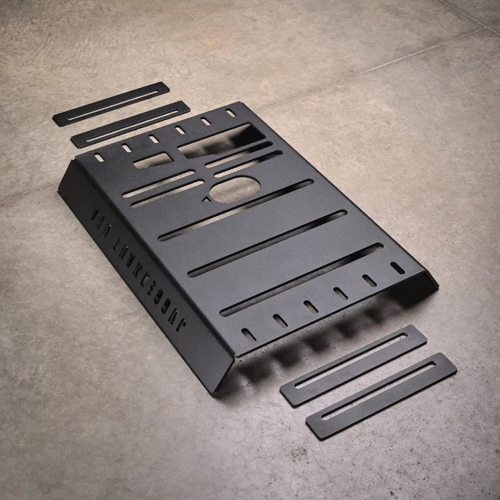 Juggernaut Ram ProMaster generator skid plate, front product angle