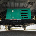 Juggernaut Ram ProMaster generator skid plate, mounting bracket close-up