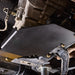 Ford Ranger Raptor on a lift showing the Juggernaut transfer case skid plate installed